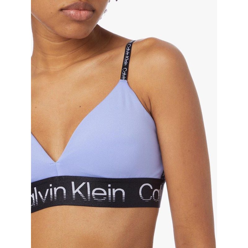CALVIN KLEIN - Brassier Morado Con Logo Para Mujer Calvin Klein