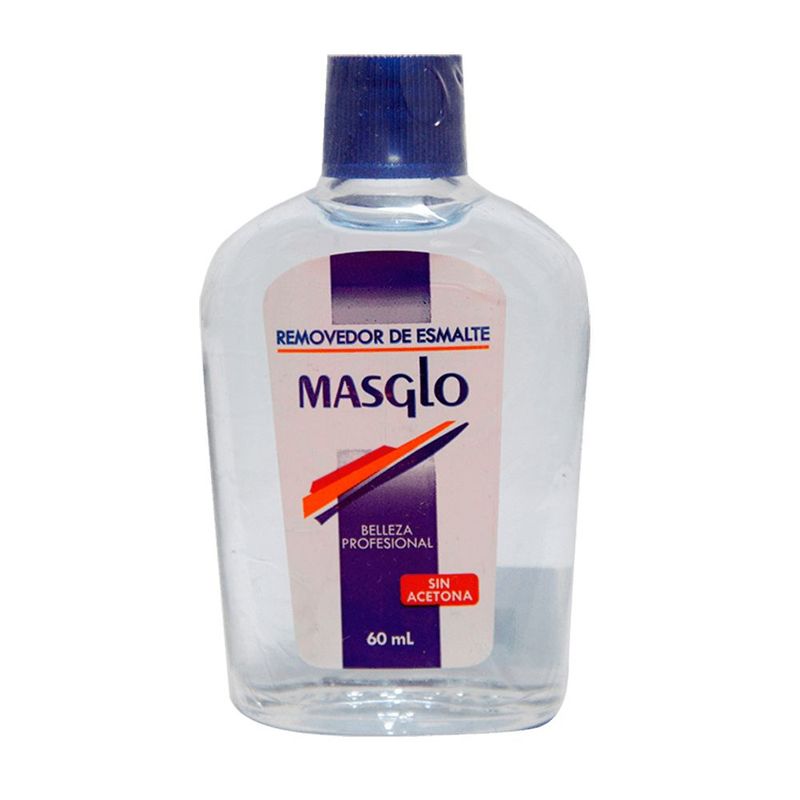 MASGLO - Removedor Esmalte Azul X60Ml.Masglo