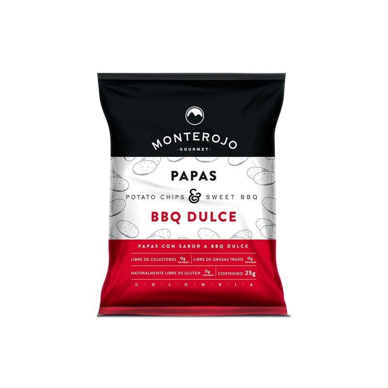 GENERICO - Papas Monterojo Bbq Dulce X 25G