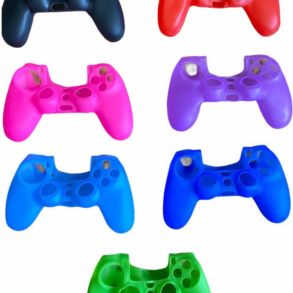 GENERICO - Protector Funda En Silicona Unicolor Para Control Ps4