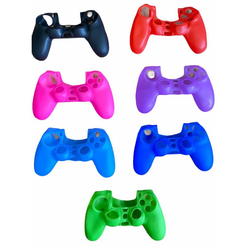 GENERICO - Protector Funda En Silicona Unicolor Para Control Ps4