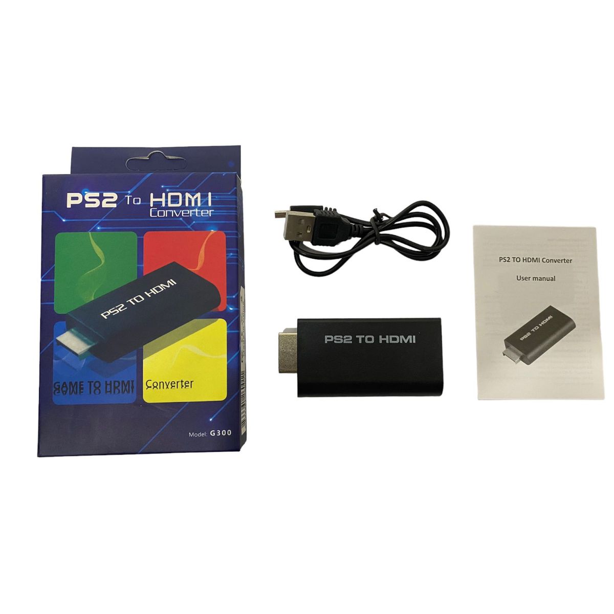 GENERICO - Adaptador Ps2 A Hdmi Alta Definición Para Ps2 Y Ps3