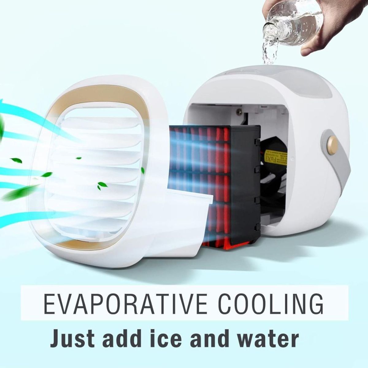 GENERICO - Mini Aire Acondicionado Portátil 3 Velocidades