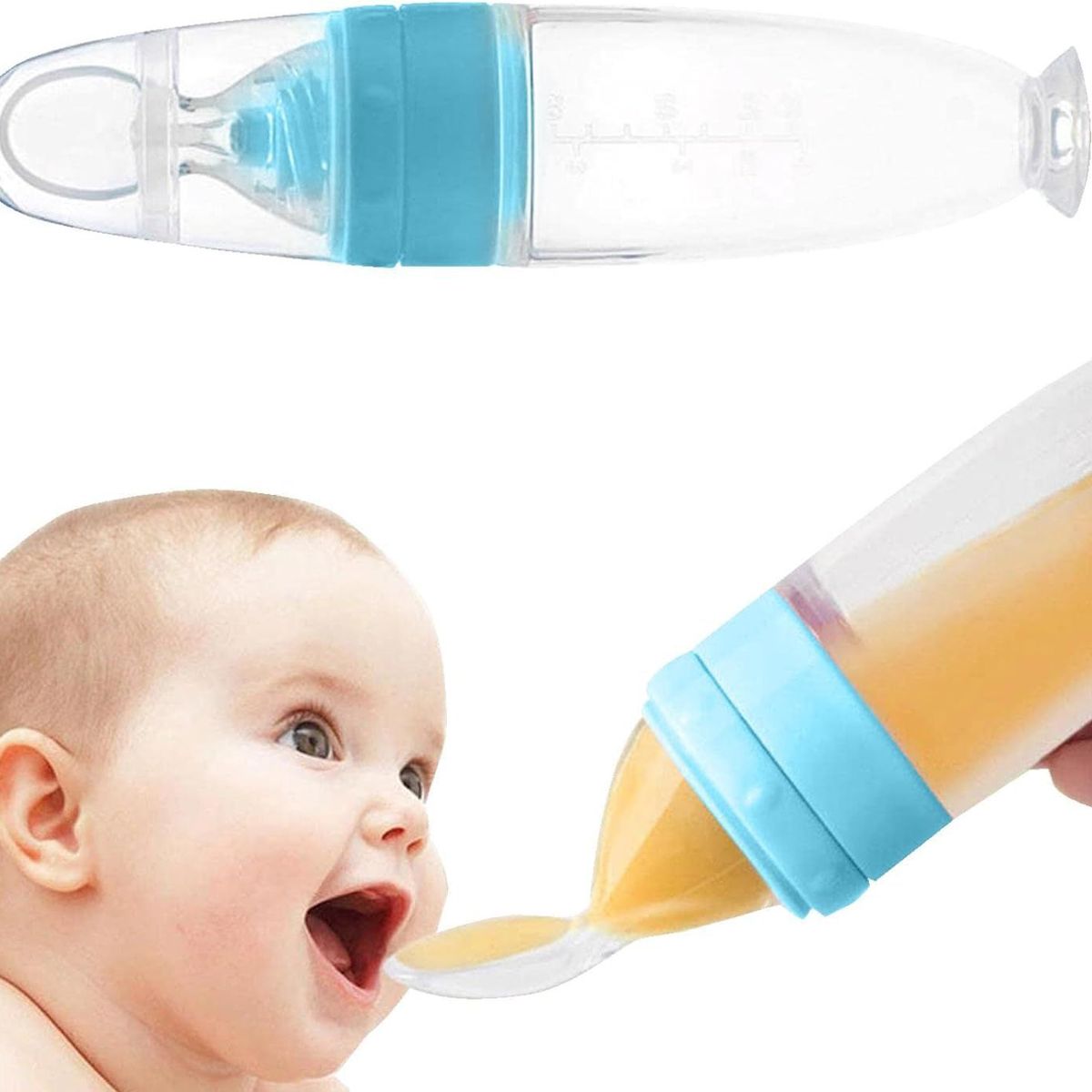 GENERICO - Cuchara de silicona para bebés