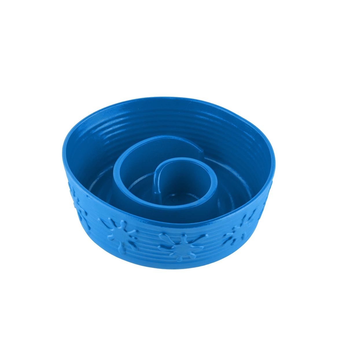 ENERGY PLUS - Plato Comedero Anti-Ansiedad Perros Comer Lento Azul