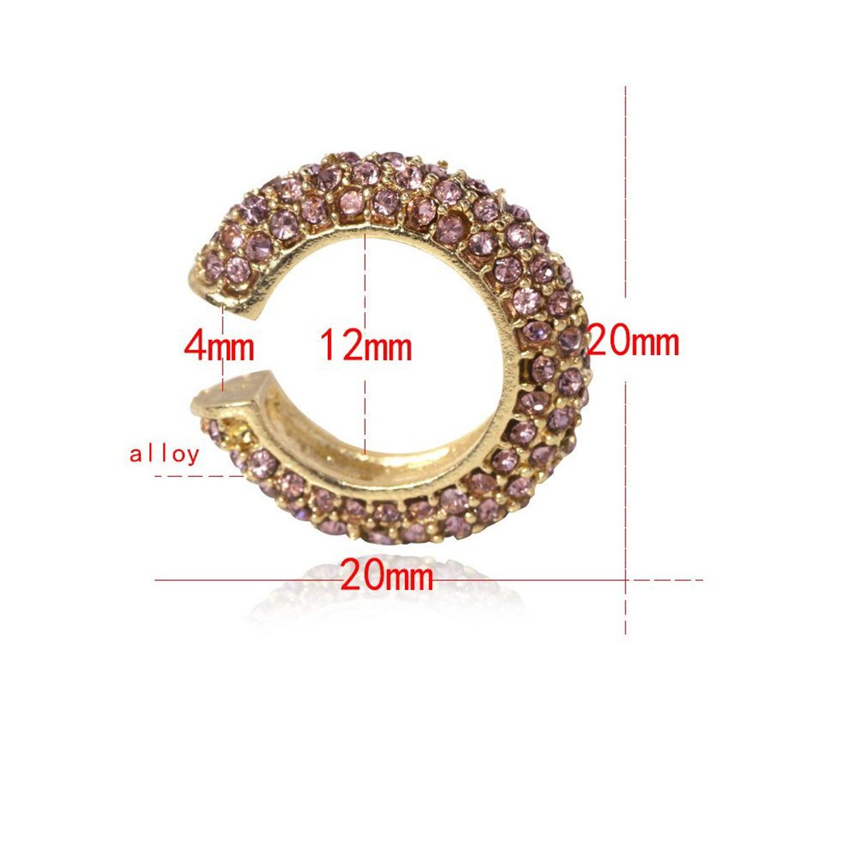 GENERICO - Arete para Cartílago de Oreja Azul_.