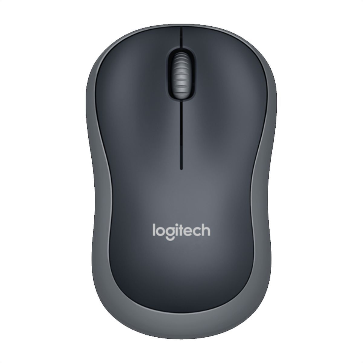 LOGITECH - Mouse Óptico Inalámbrico USB Logitech M185 · Win Mac Linux - Negro