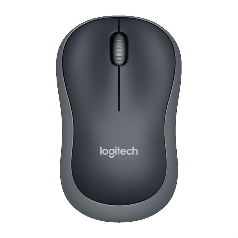 LOGITECH - Mouse Óptico Inalámbrico USB Logitech M185 · Win Mac Linux - Negro