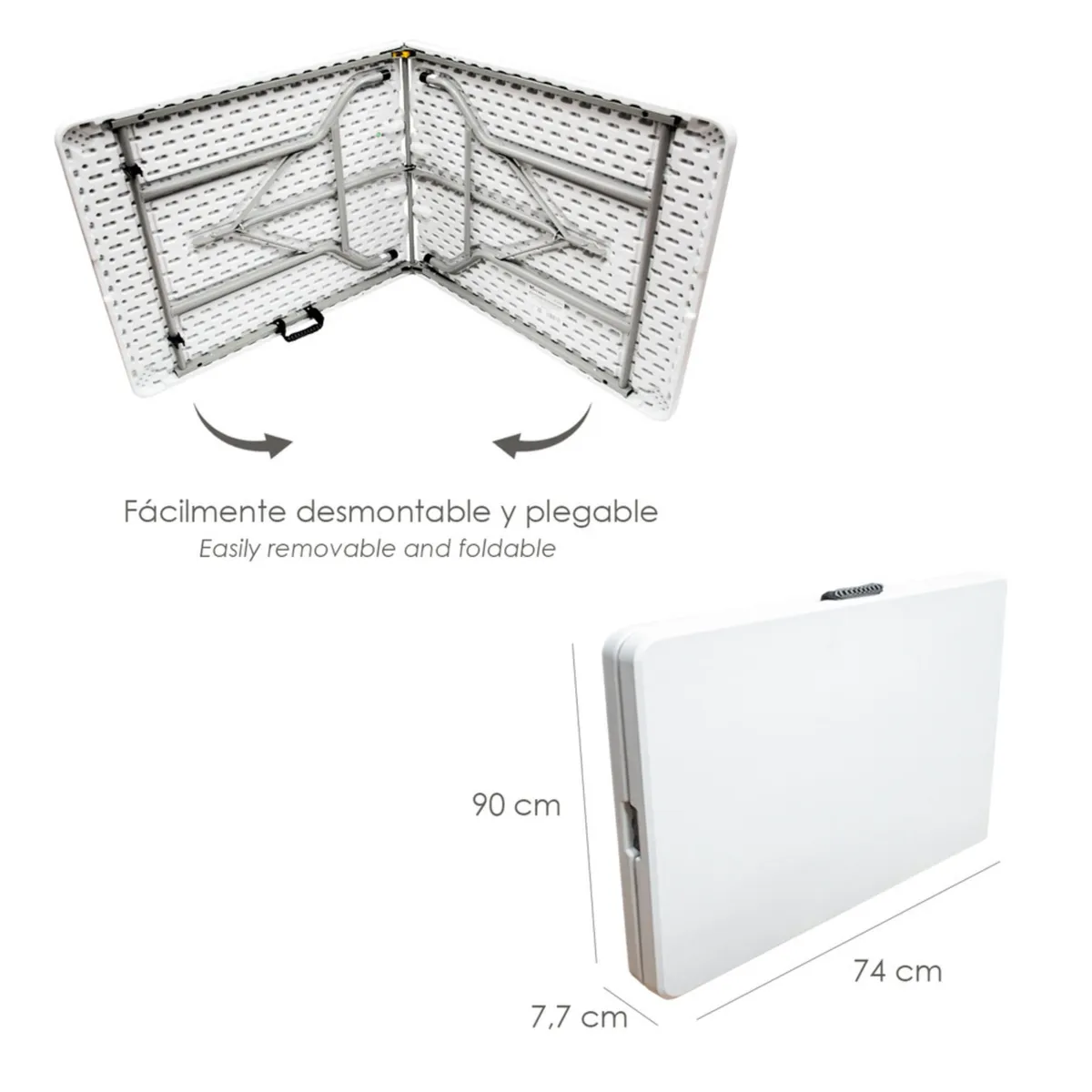 MAGNUX COMPANY - Mesa Plegable Mesa Portafolio Mesa Exterior Jardín.