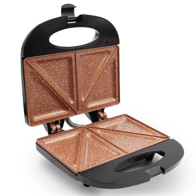 HOME ELEMENTS - Sanduchera Eléctrica Cobre - Home Elements