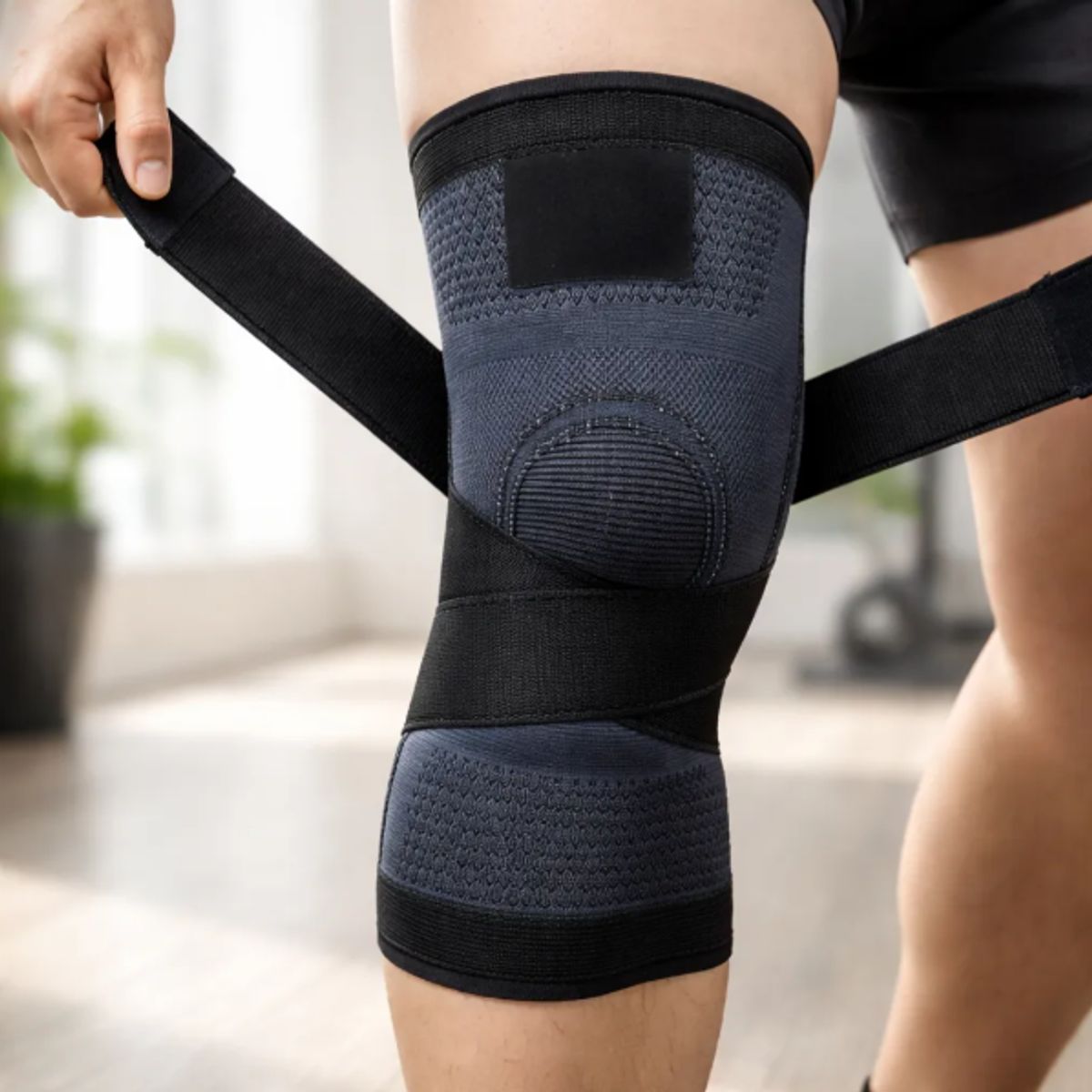 GENERICO - Rodillera Ortopedica Soporte Ajustable Doble Compresion