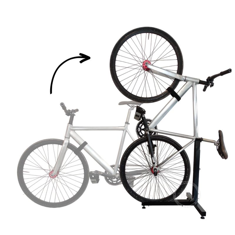 INDUHOGAR - Soporte para bicicleta de piso exhibidor para rueda de ruta