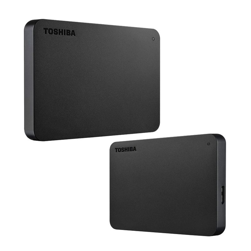 TOSHIBA - Disco Duro Extraible Portatil Toshiba 1tb Toshiba Canvio Basics