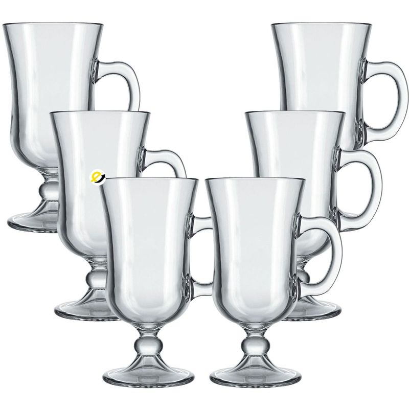 NADIR - Copa Nevada Malteada Set X6 En Cristal De 130ml Nadir