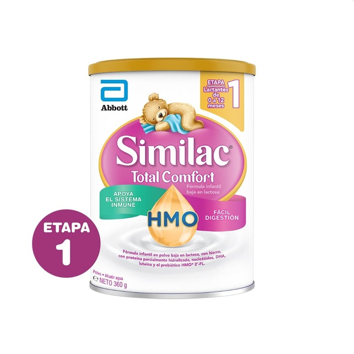 SIMILAC - FORMULA INFANTIL SIMILAC ETAPA 1 0-12MESES X 360G