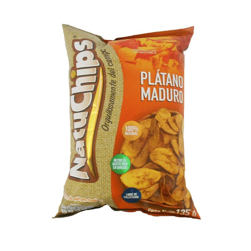 GENERICO - Pasabocas Natuchips Platano Maduro X 135 Gramos