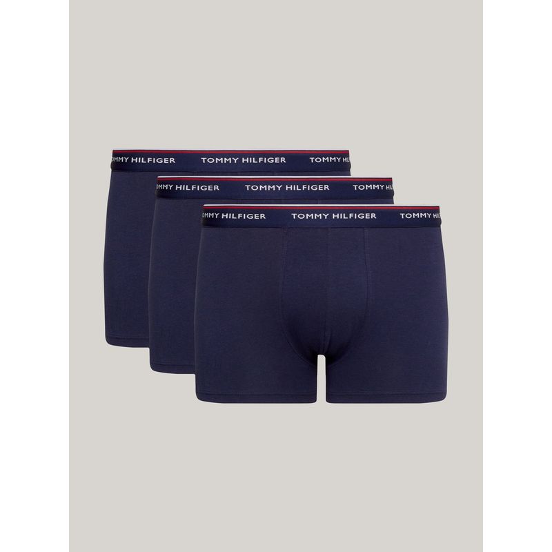 TOMMY HILFIGER - Paquete azul de 3 calzoncillos Trunk Essential Premium Tommy Hilfiger