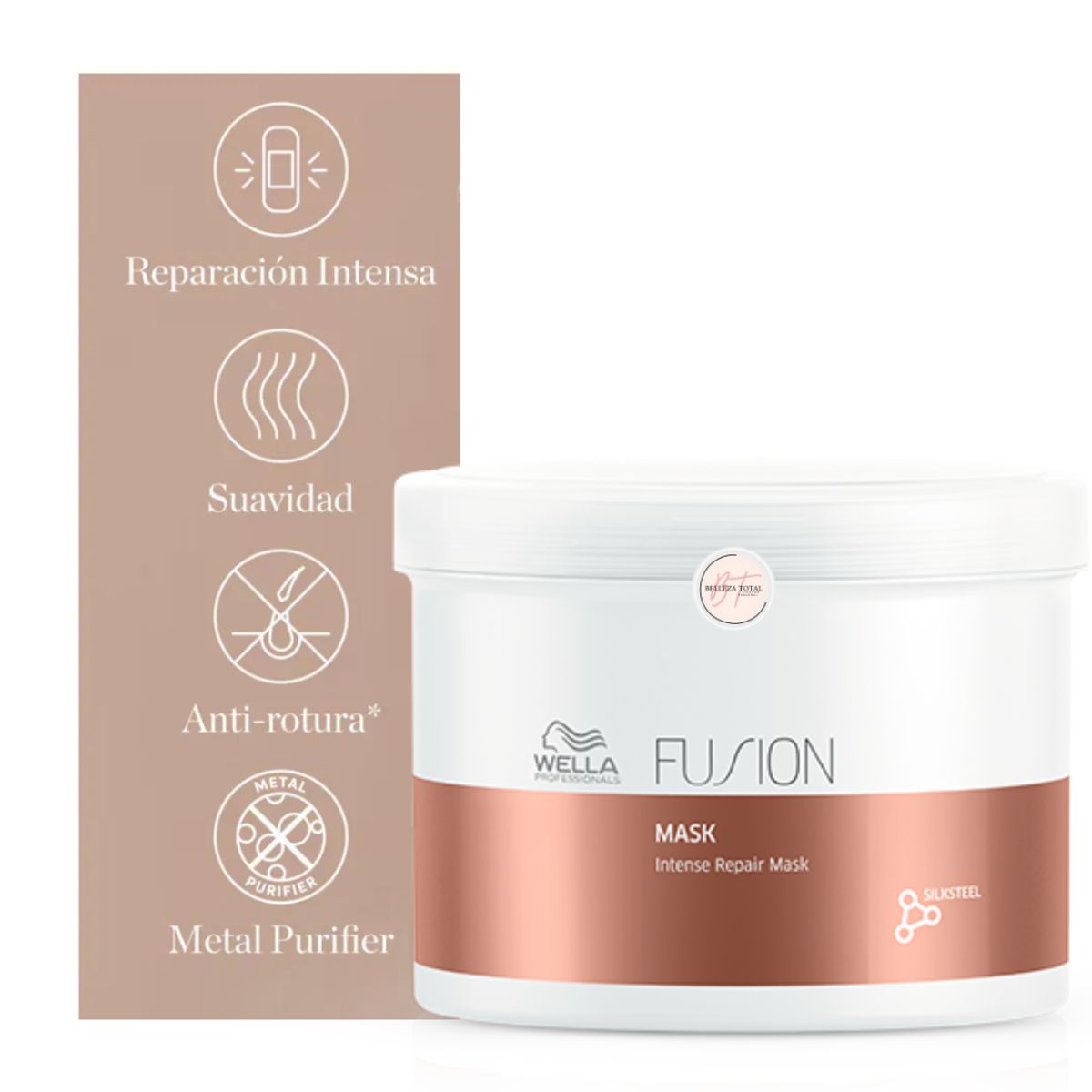 WELLA - Mascarilla Reparación Wella Fusion x 500 ml