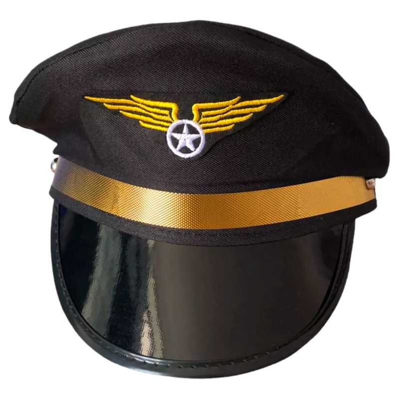 GENERICO - Gorra Sombrero Kepis Marinero Blanco Playboy Hugh Disfraz