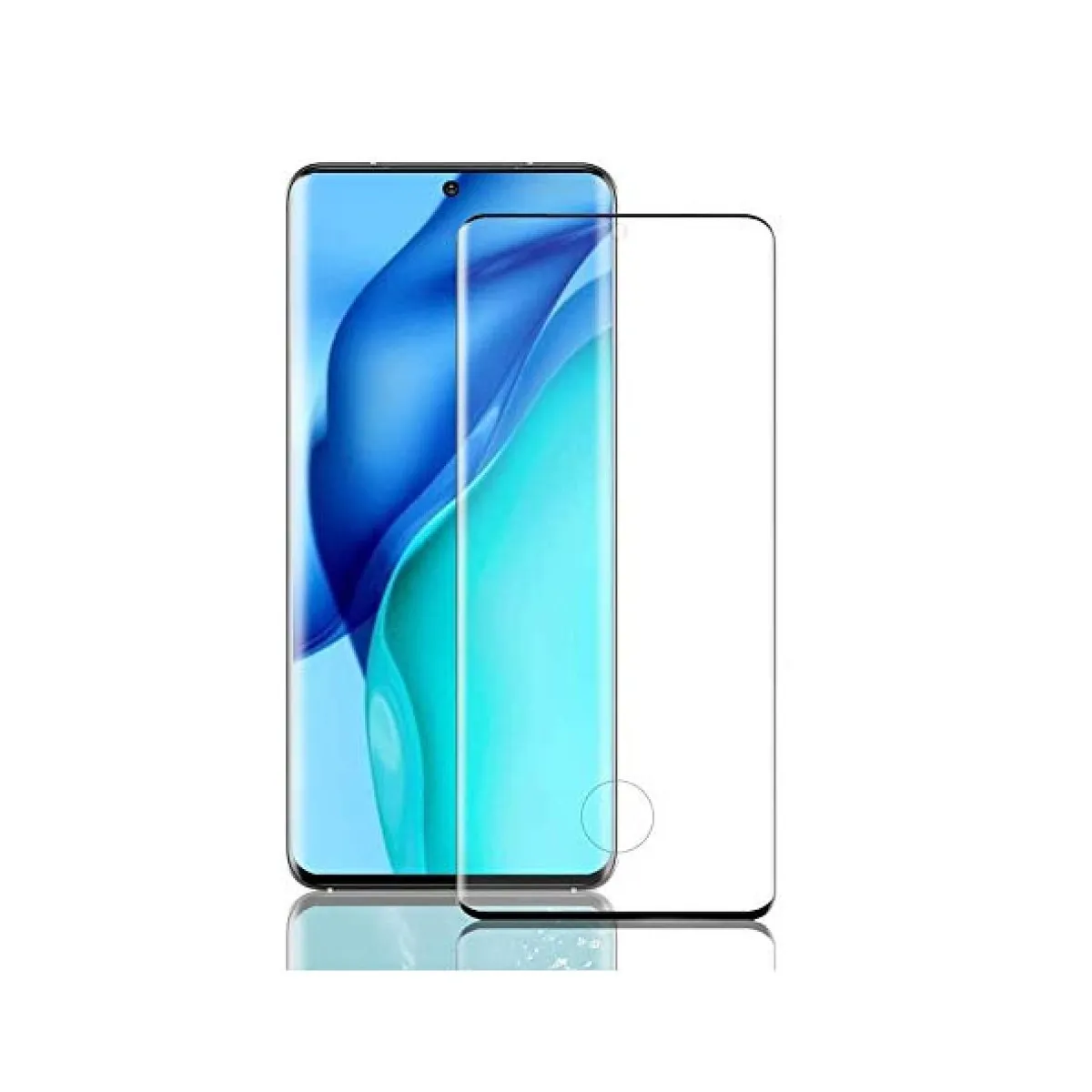 GENERICO - Vidrio Curvo Premium Templado Full Glue Para Samsung S21 FE
