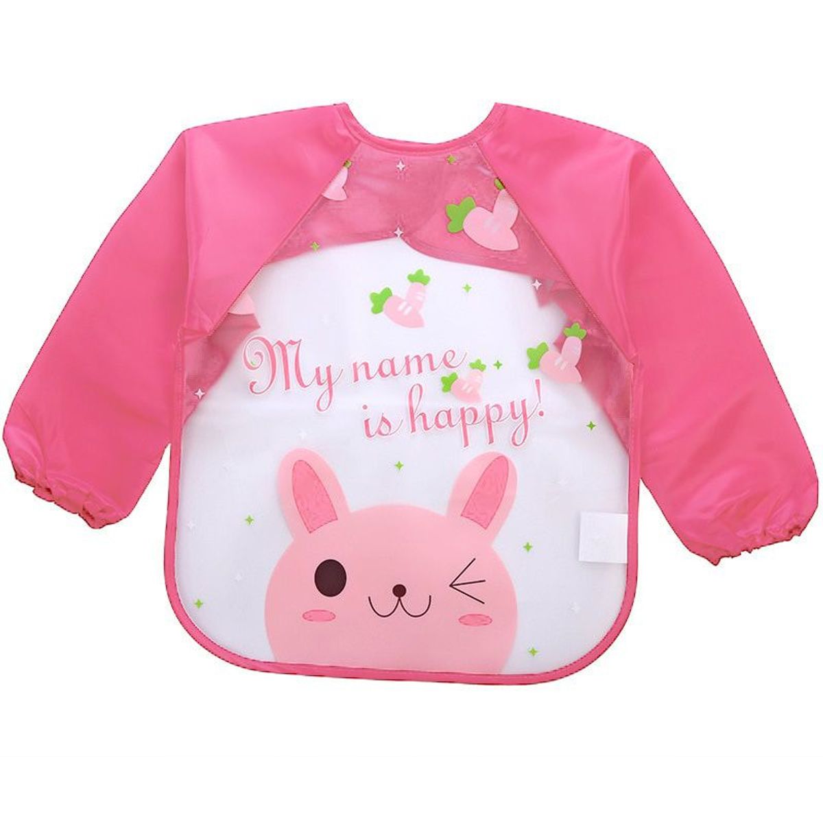 GENERICO - 2 Delantal Con Mangas Para Niños Bebes - Rosa