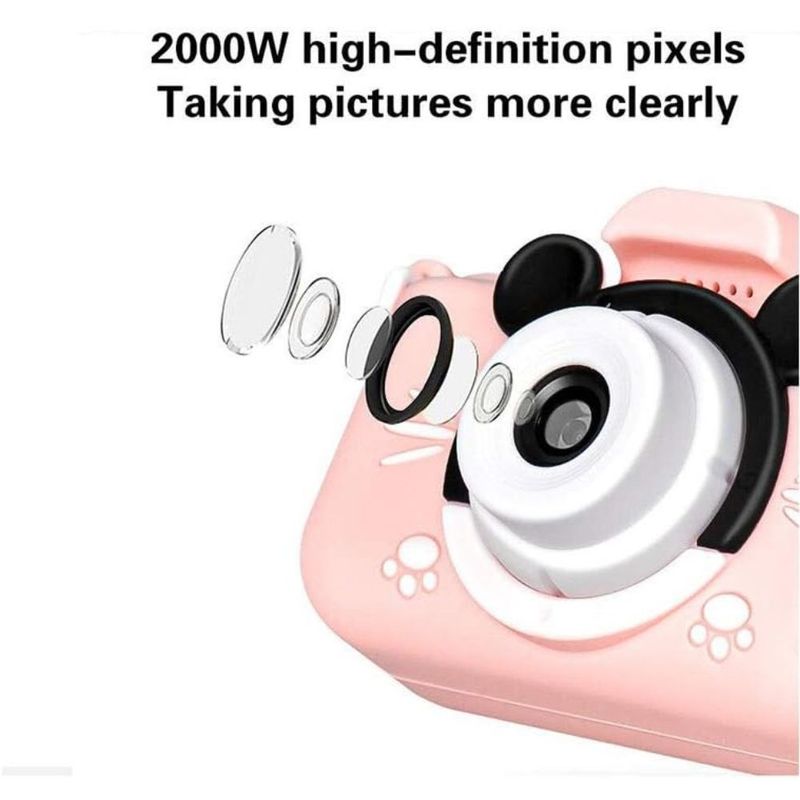 GENERICO - Camara Digital Recargable Para Niños Fotos Y Video Ips 2.0
