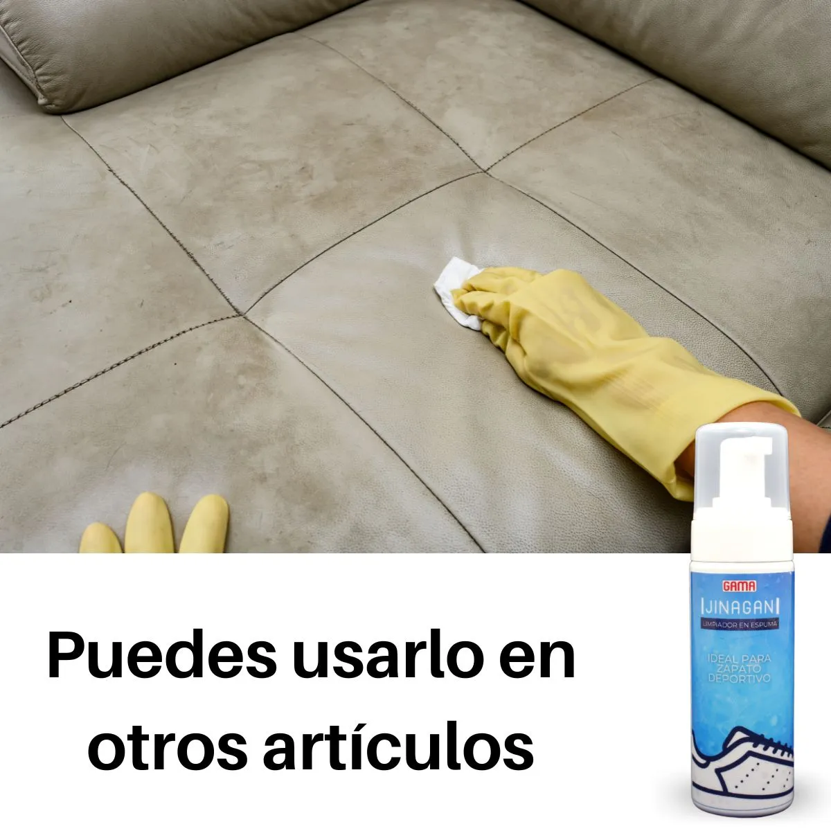 GAMA - Kit limpiador renovador de gamuza y tenis