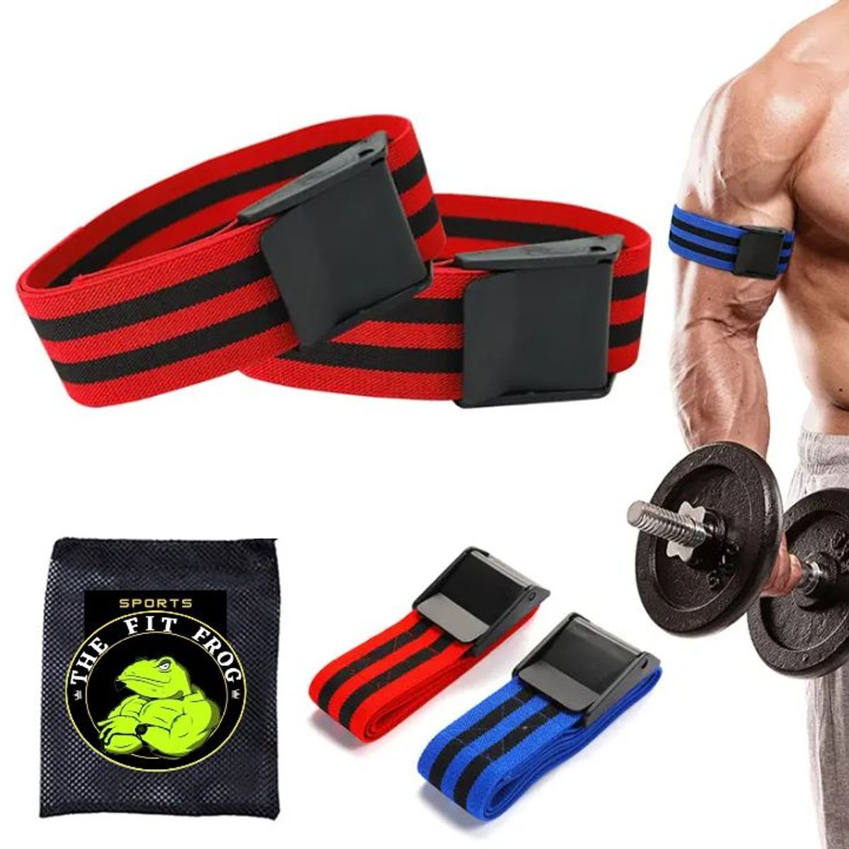 GENERICO - Bandas De Restricción De Flujo Sanguíneo The Fit Frog Sports