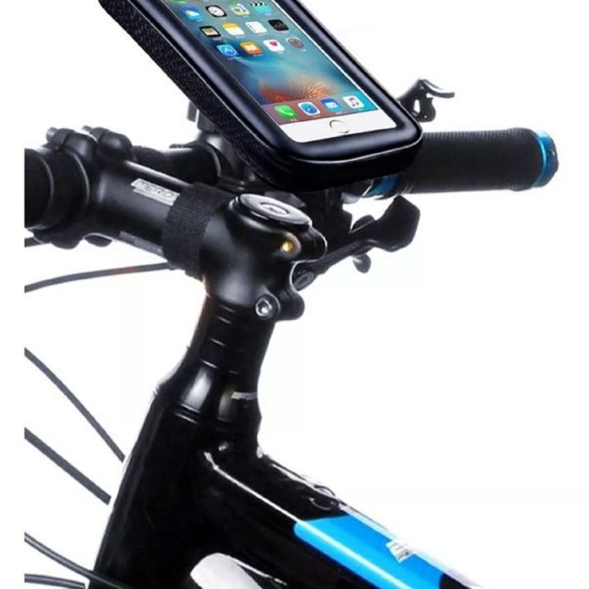 GREEN HANSHENG - Holder De Celular Fijo Soporte Impermeable Moto Bicicleta