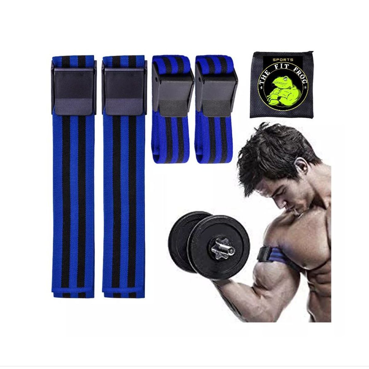 GENERICO - Bandas De Restricción De Flujo Sanguíneo  GYM x 4 unidades