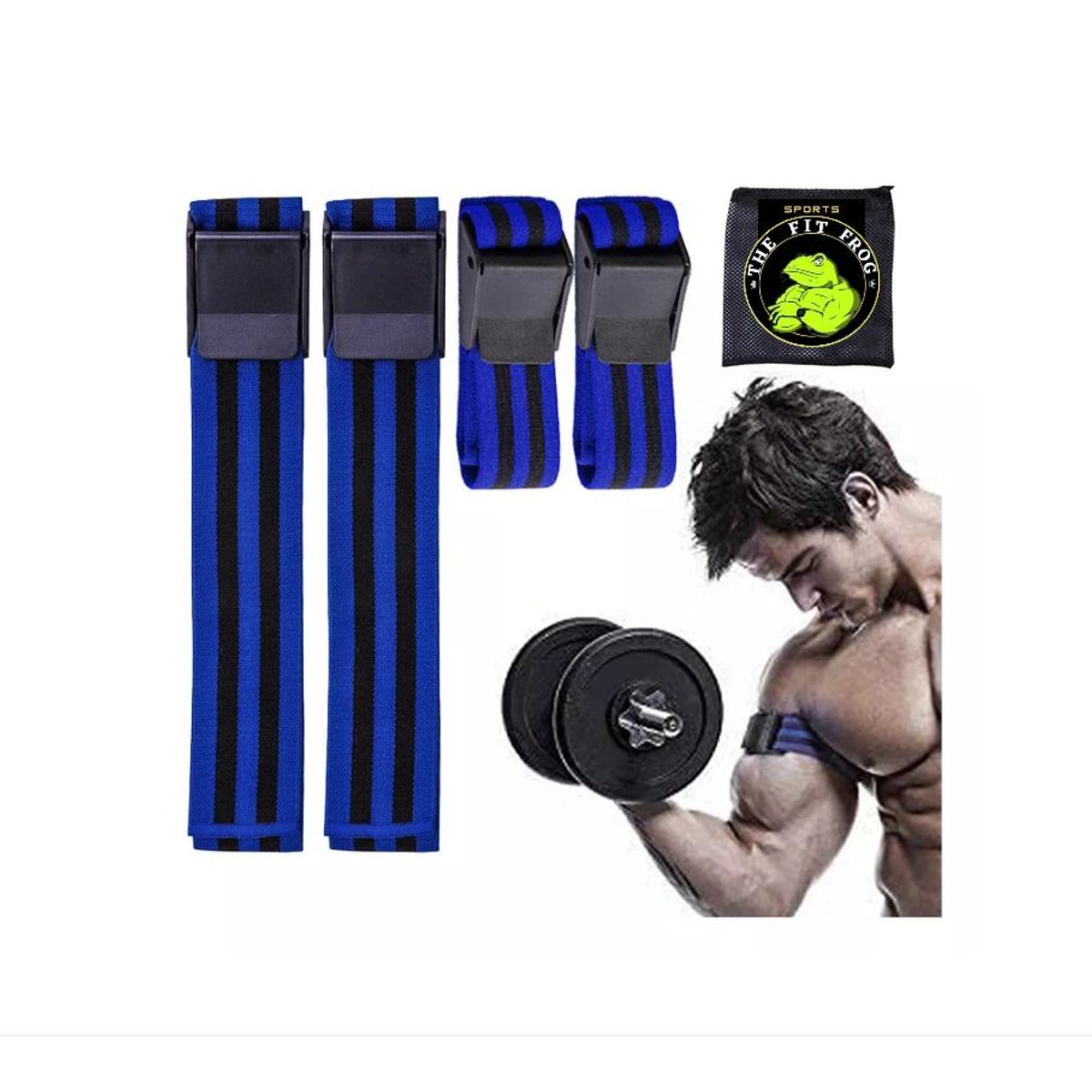 GENERICO - Bandas De Restricción De Flujo Sanguíneo  GYM x 4 unidades