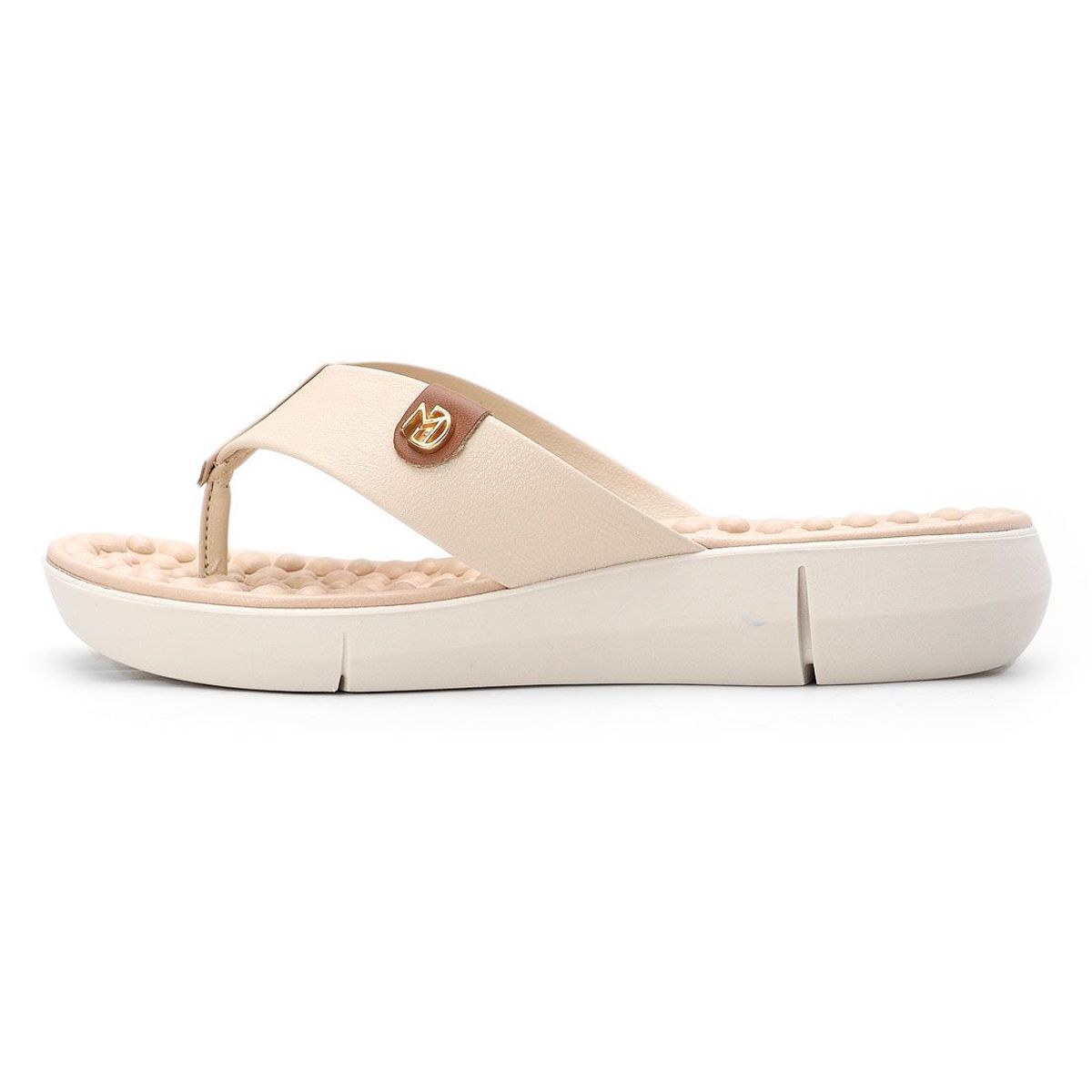 MODARE - Sandalia Tacón Corrido Crema-Marfil MODARE