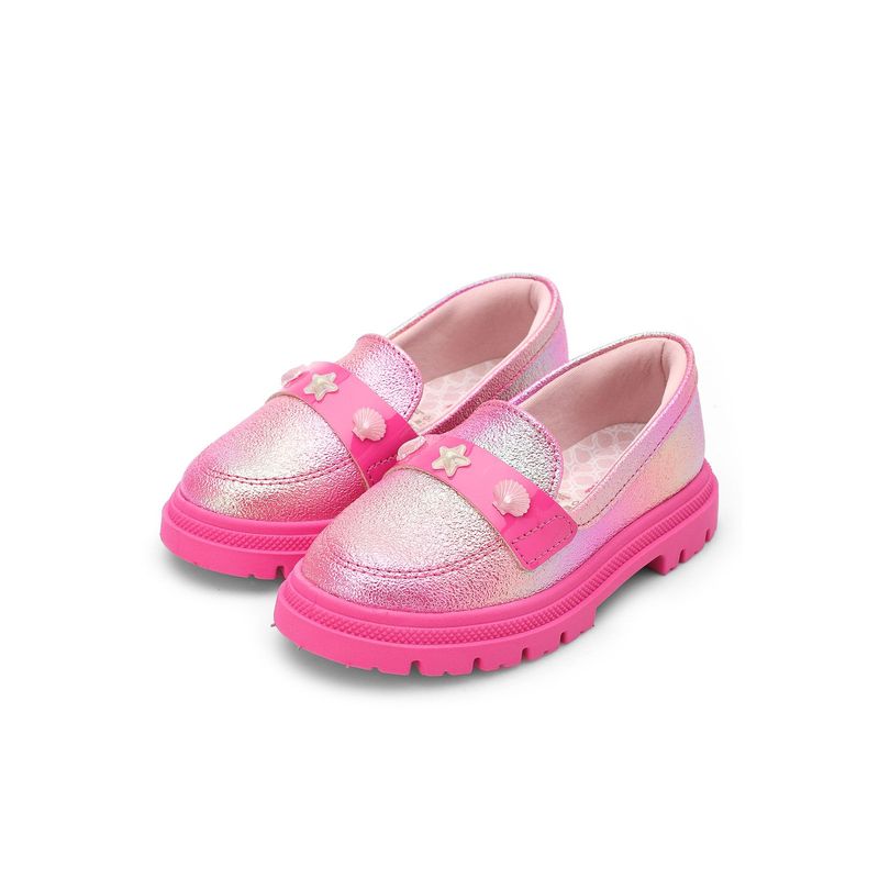 MOLEKINHA - Mocasín Chunky Fucsia-Tornasol Molekinha