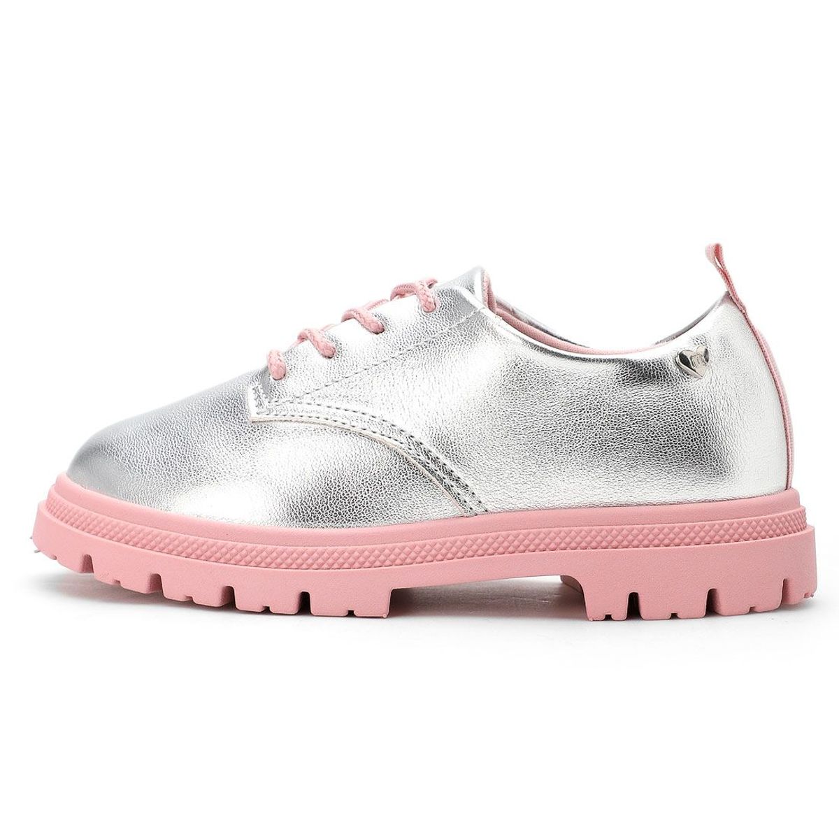 MOLEKINHA - Zapato Casual Plateado-Palo Rosa Molekinha