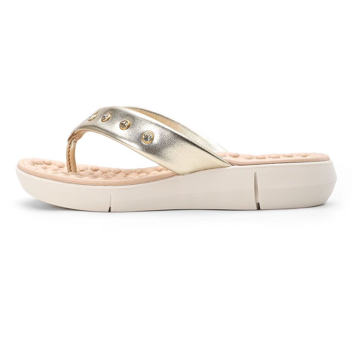 MODARE - Sandalia Plataforma Dorado MODARE