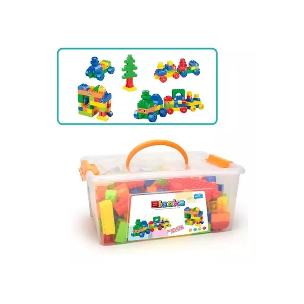 KIDSHOP - Armatodo De Bloques Para Niños 300 Piezas Pequeñas H-460