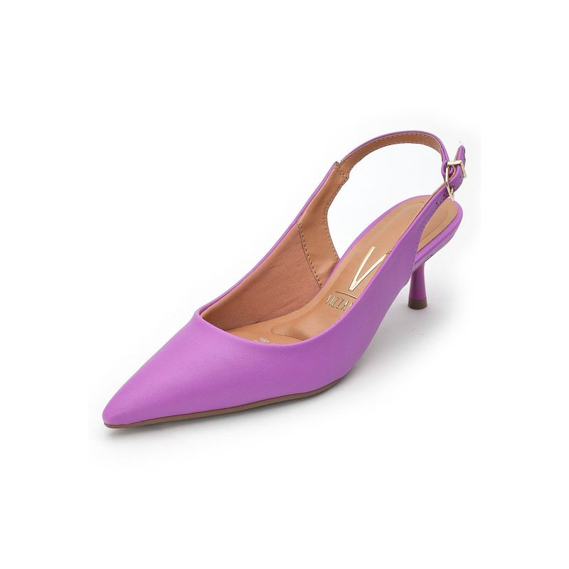VIZZANO - Tacón Medio Morado-Dorado Vizzano