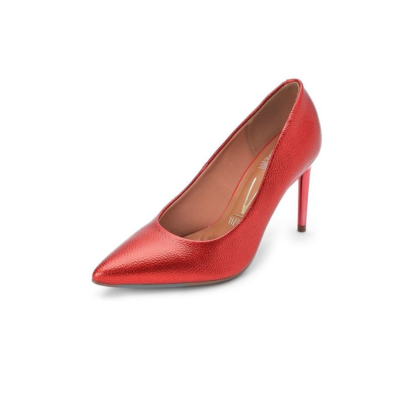 VIZZANO - Tacón Alto Rojo Metalizado Vizzano