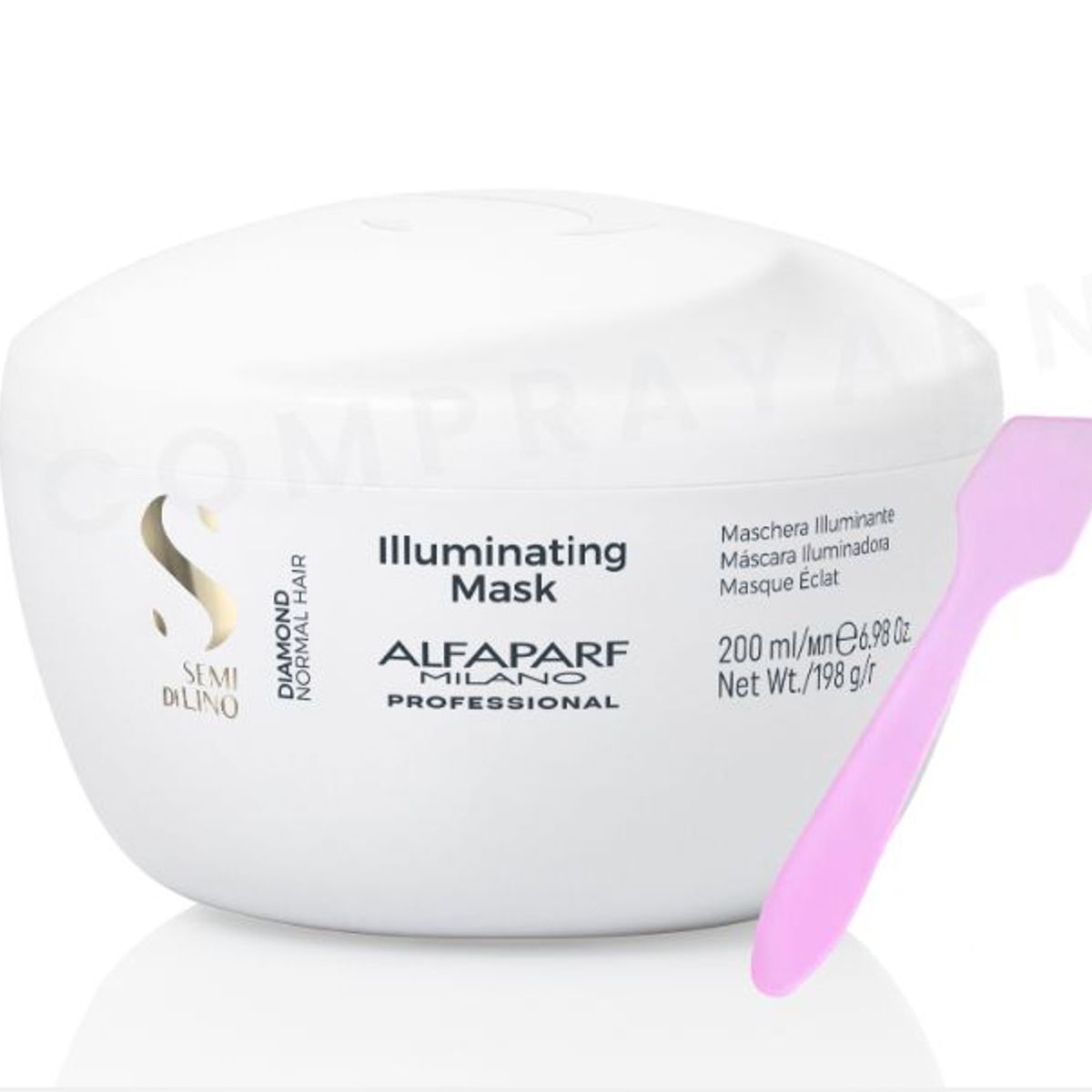 SCHWARZKOPF - Mascarilla Iluminadora Alfaparf Semi Di Lino 200ml Diamond