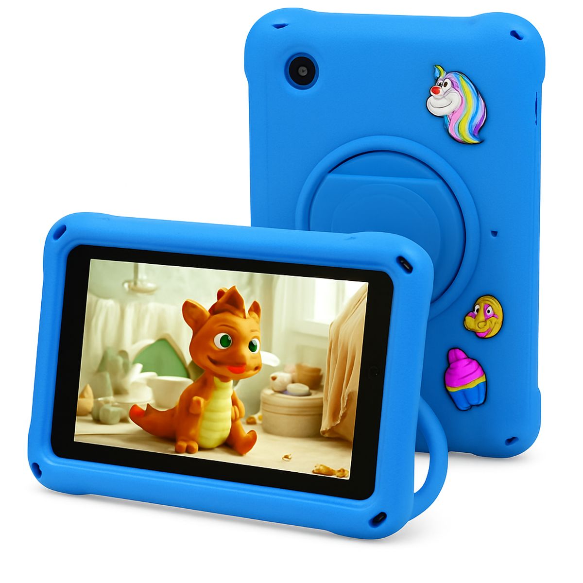 KRONO - Tablet Niños 2GB RAM Android 11 Wifi Azul