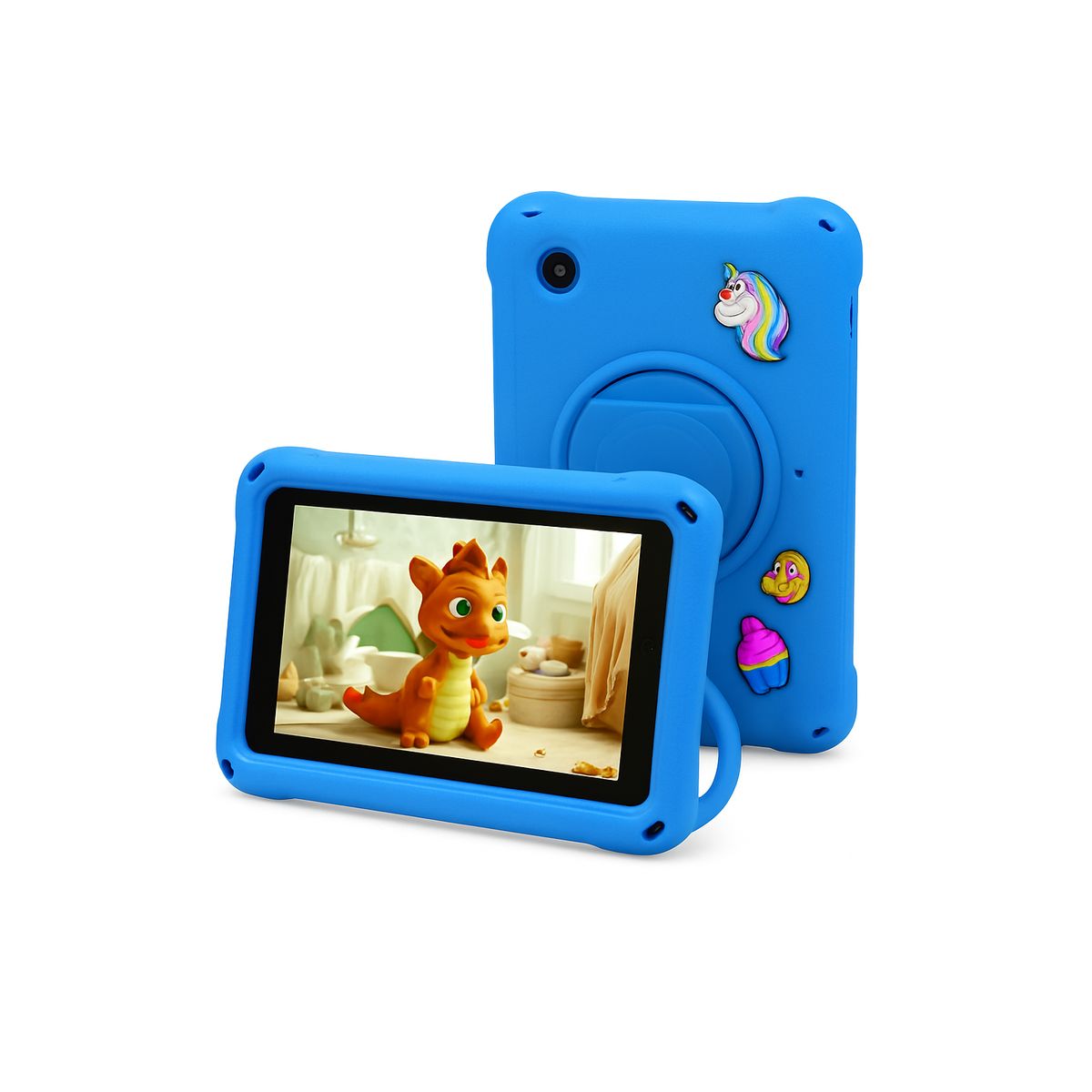 KRONO - Tablet Niños 2GB RAM Android 11 Wifi Azul