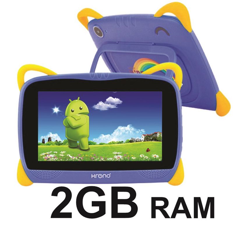 KRONO - Tablet Niños 2GB RAM Android 11 Wifi Azul