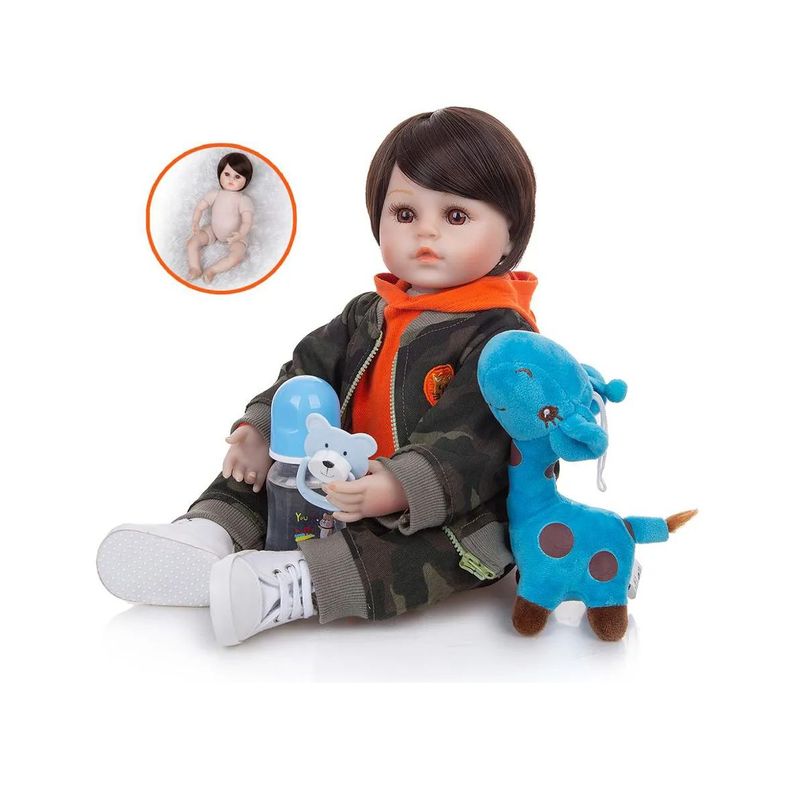 KIDSHOP - Bebe Aspecto Realista Niño Accesorios Camuflado N-6558