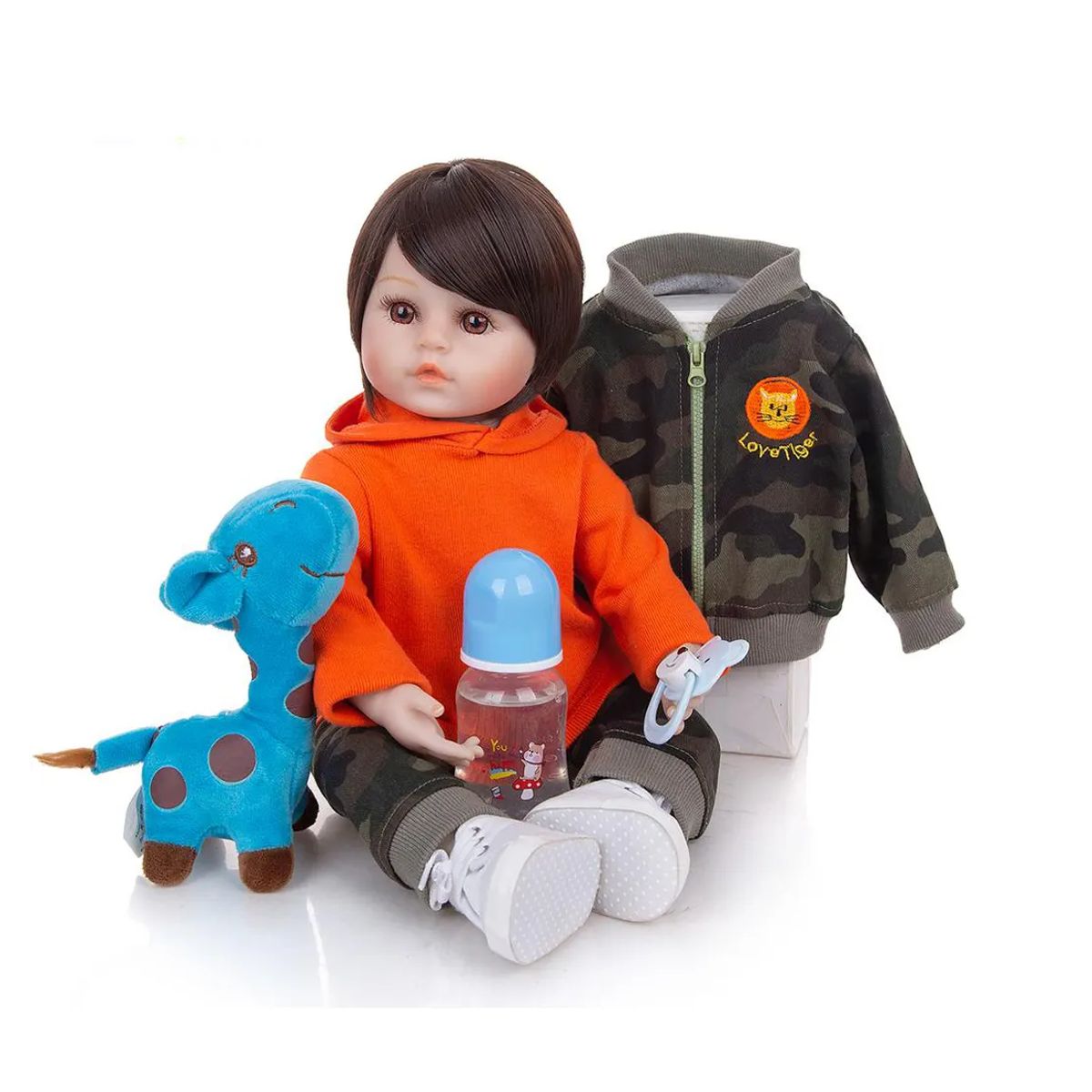 KIDSHOP - Bebe Aspecto Realista Niño Accesorios Camuflado N-6558