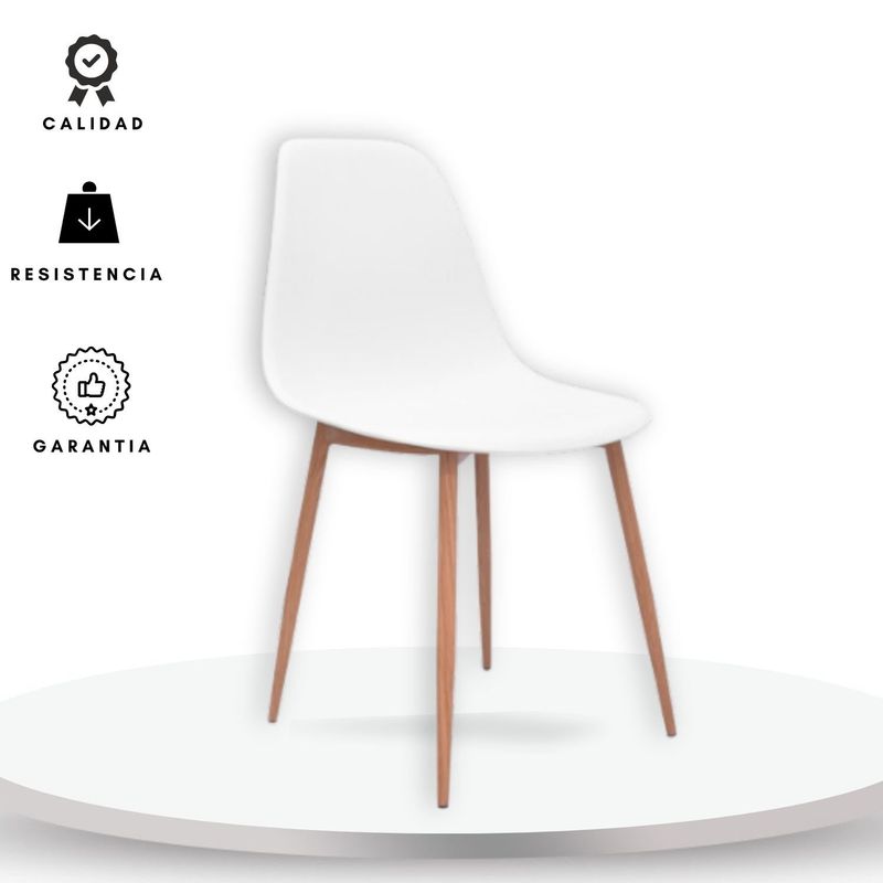 EKONOMODO COLOMBIA - SILLA MINIMALISTA ITTO blanca