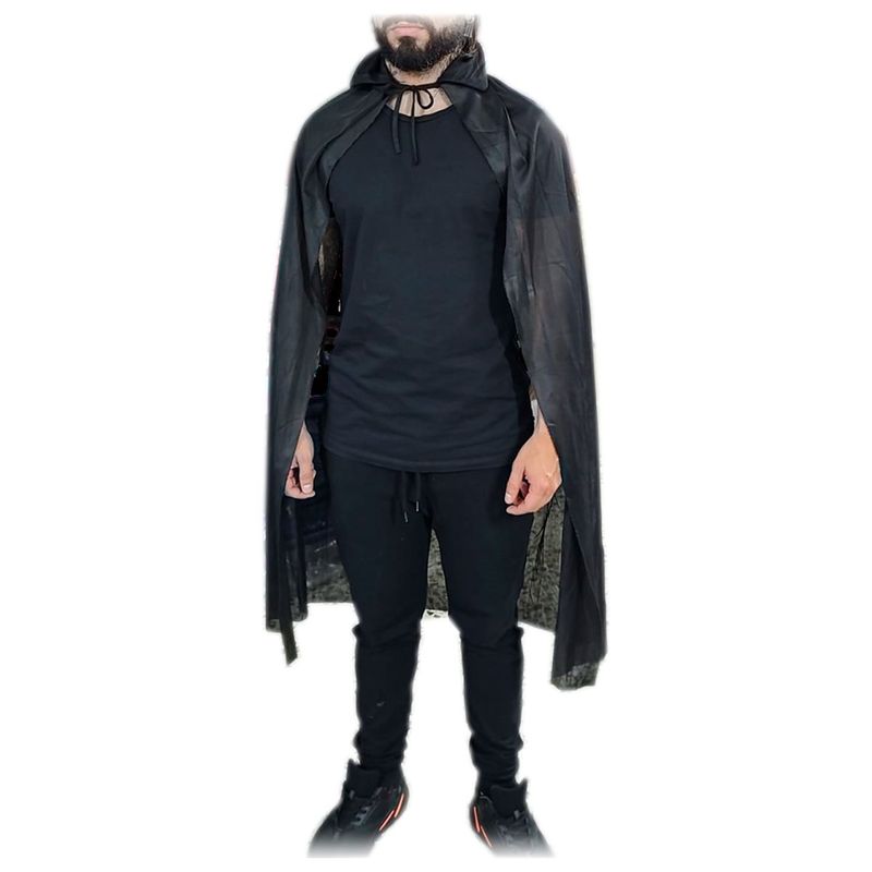 GENERICO - Capa Cuello Brujas Vampiro Dracula Malefica El Zorro Disfraz