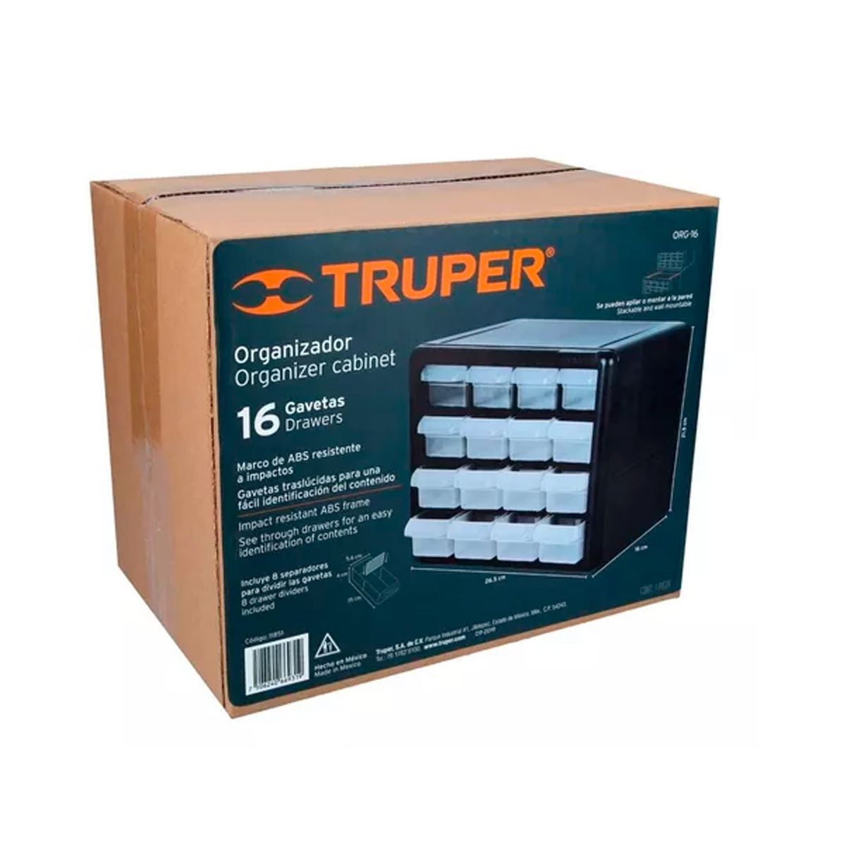 TRUPER - Caja De Herramientas Organizador Truper 11851