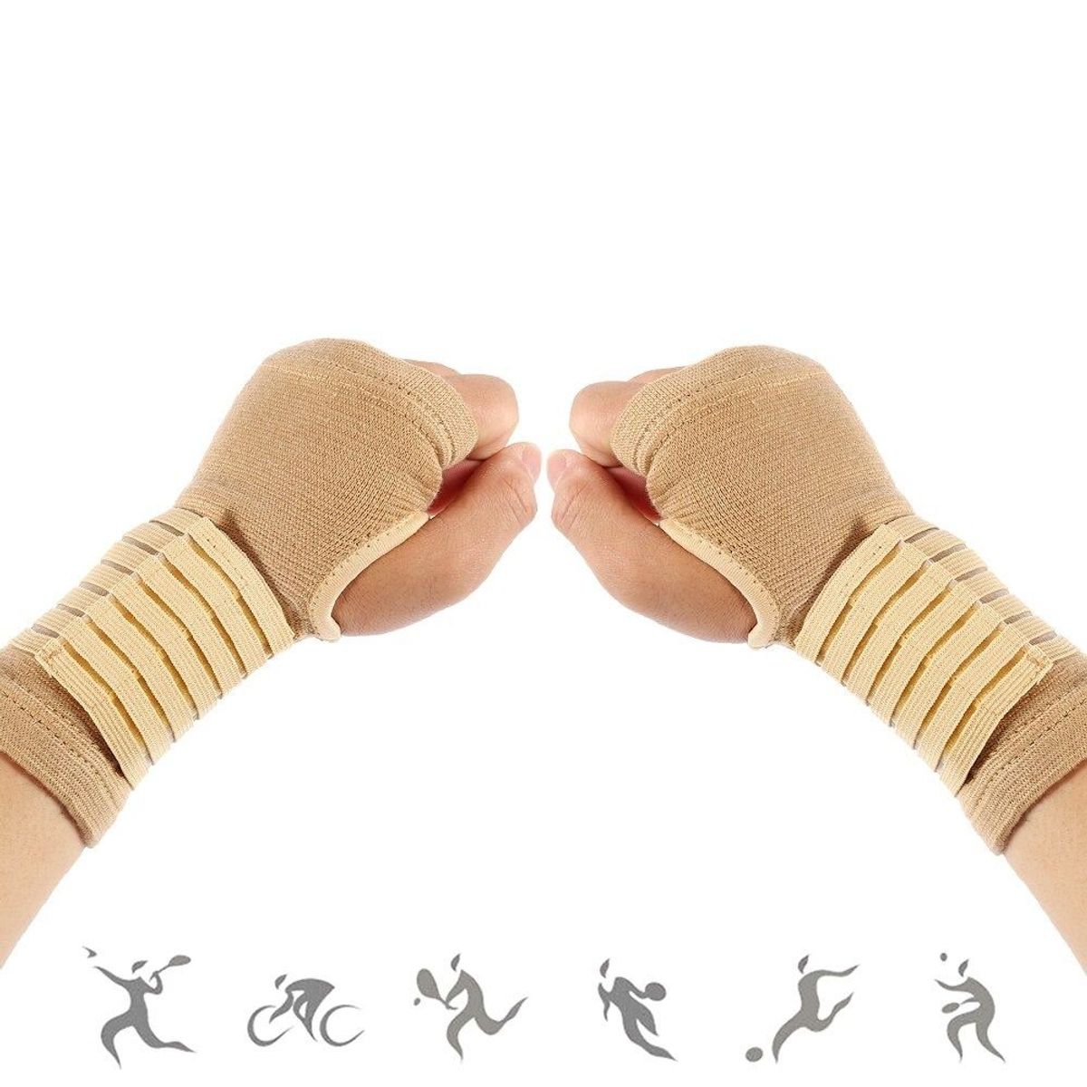 GENERICO - Protector De Muñeca Elástico Tunel Carpiano Esguince