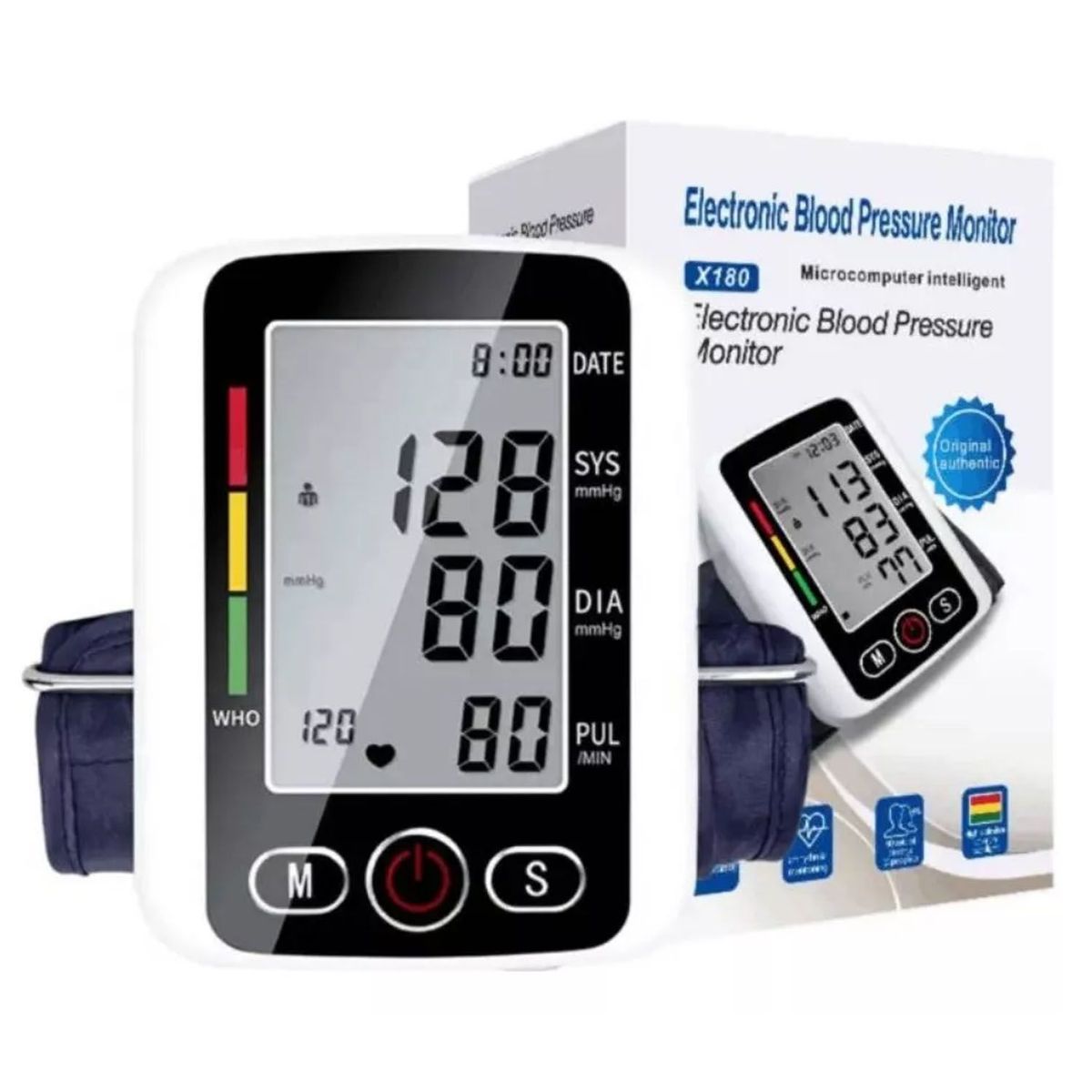 ONE PIXEL - Tensiómetro Electrónico Digital De Brazo Con Voz_.