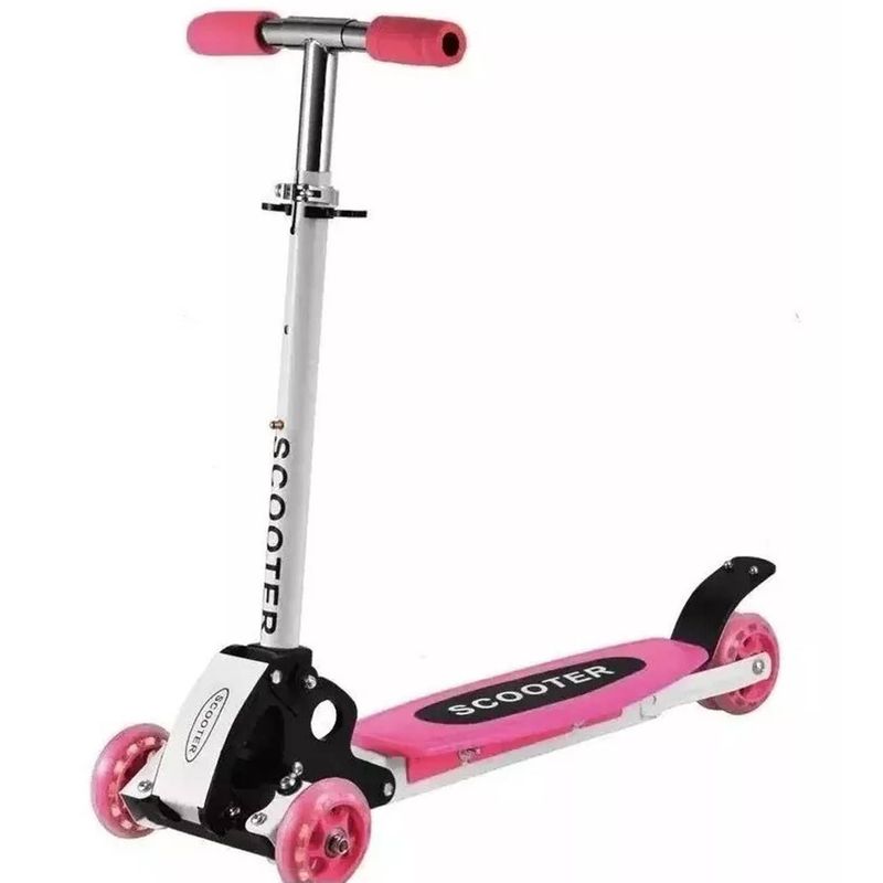 ONE PIXEL - Patieneta Scooter Ecualizable Rosada Para Niños